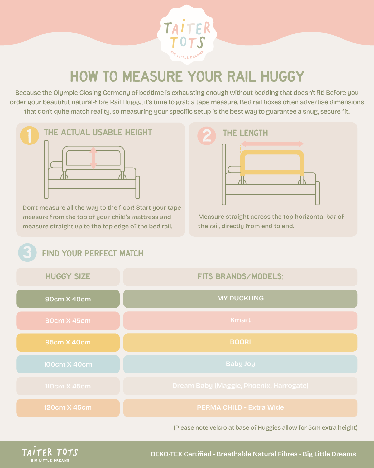Rail Huggy - Gum Leaf Grey
