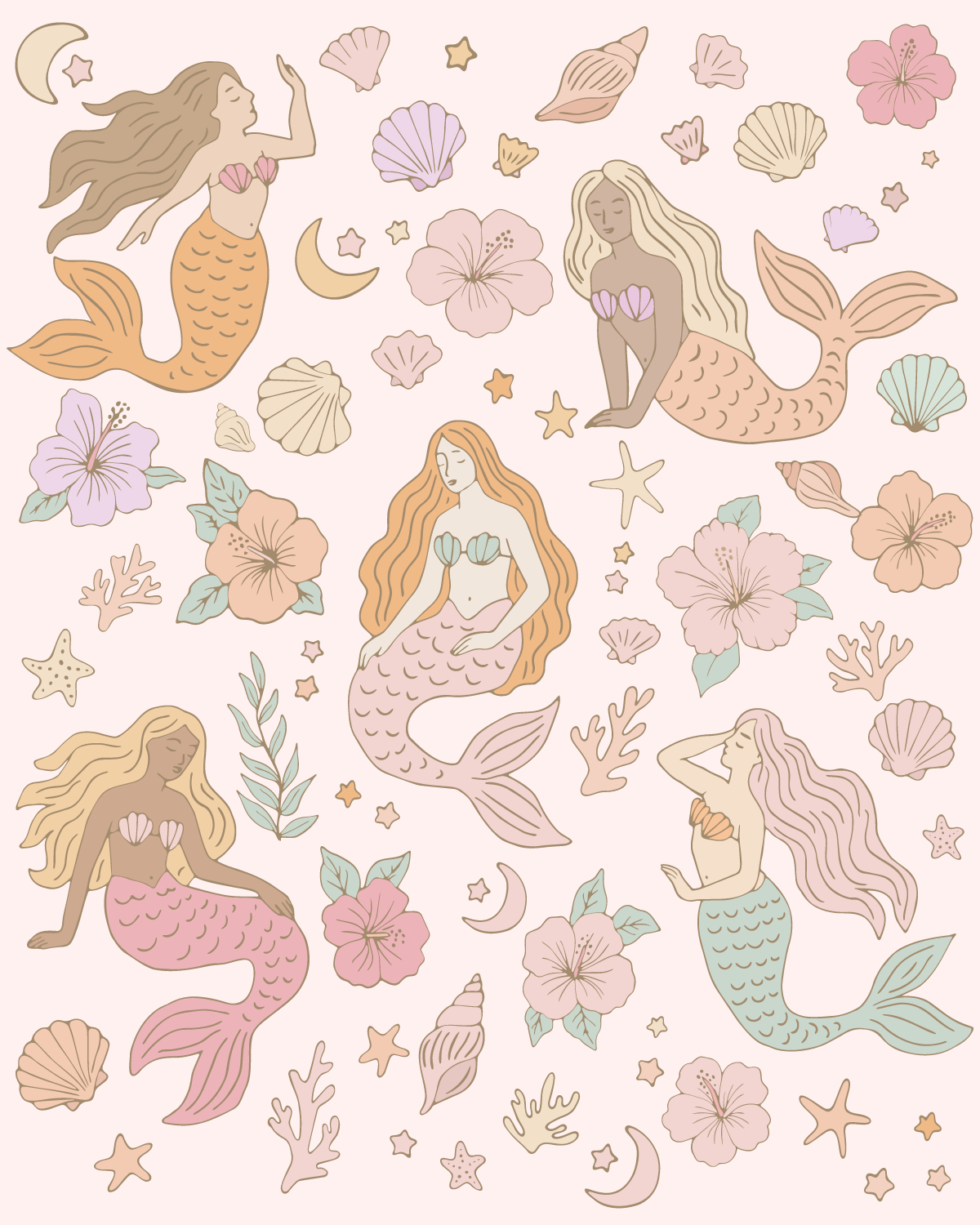 Wall Pops - Mermaid Dreams