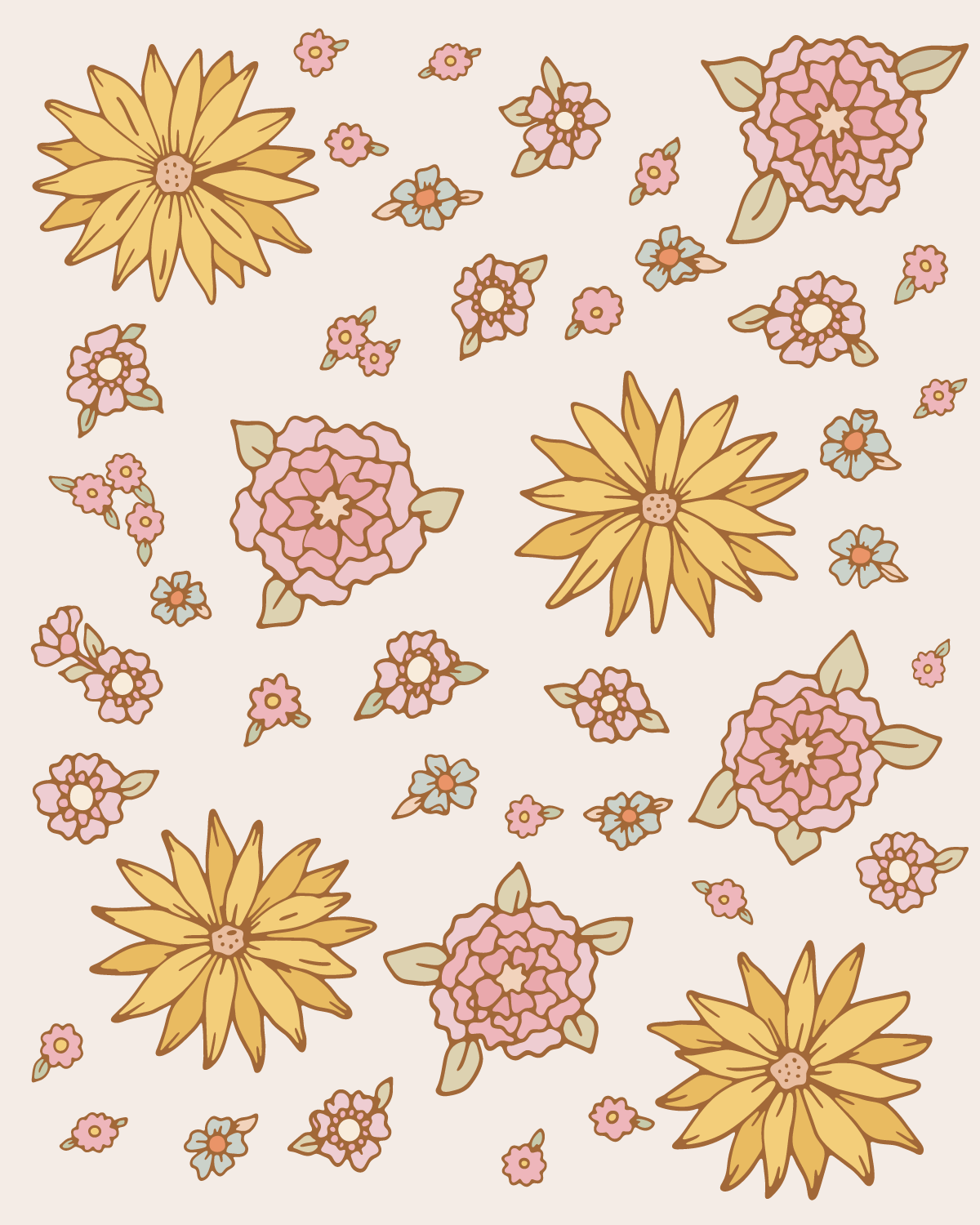 Wall Pops - Cottage Garden